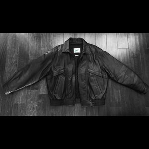 Thinsulate Lined Leather Bomber